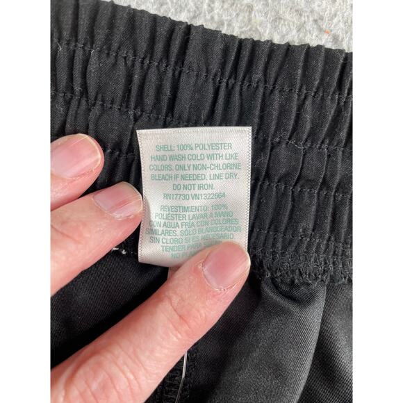 Kona Sol Swim Shorts Womens 1X Black Activewear High Rise Elastic Waist NWT - Picture 8 of 9